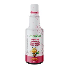 Spray de Própolis e Mel Assiflora Kids Sabor Tutti-Frutti 30ml