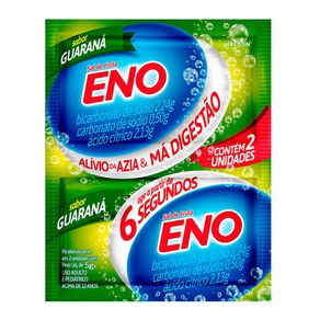 Sal de Fruta Eno Sabor Guaraná 2 Sachês 5g Cada