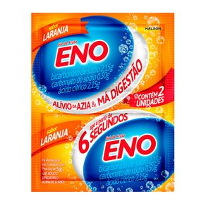 Sal de Fruta Eno Sabor Laranja 2 Sachês 5g Cada