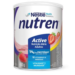 Complemento Alimentar Nutren Active Sabor Morango 400g