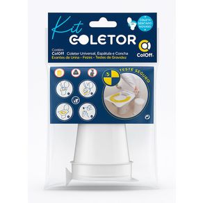 Kit Coletor Universal ColOff + Espátula e Concha 1 Unidade