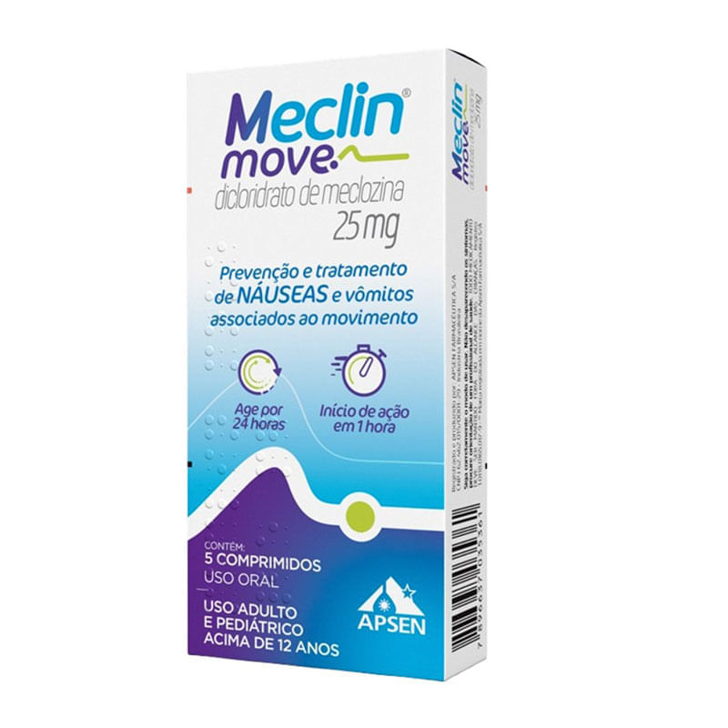 Meclin Move 5 Comprimidos