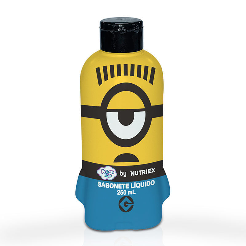 Sabonete Líquido Corporal Flock Kids By Nutriex Minions 250ml