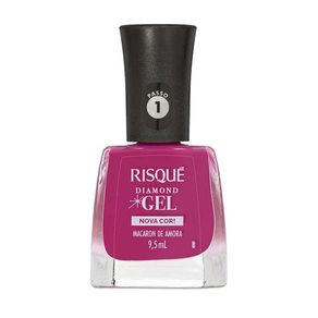 Esmalte Risqué Diamond Gel Nova Cor! Macaron de Amora 9,5ml