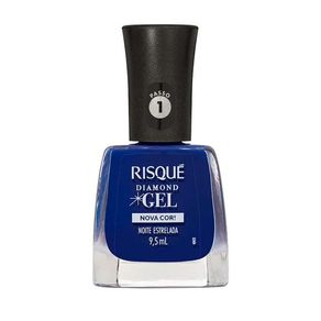 Esmalte Risqué Diamond Gel Nova Cor! Noite Estrelada 9,5ml