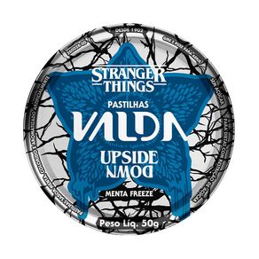 Pastilhas Valda Stranger Things Upside Down Sabor Menta Freeze 50g