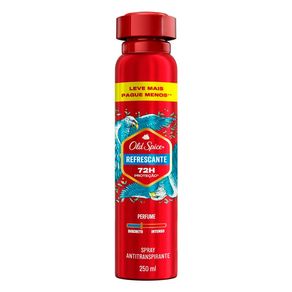 Desodorante Antitranspirante Aerosol Masculino Old Spice Refrescante 250ml
