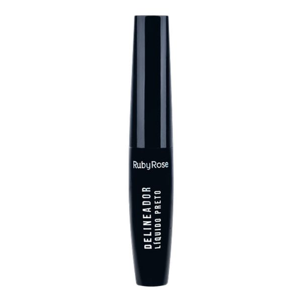 Delineador Líquido Ruby Rose Preto 5,8ml