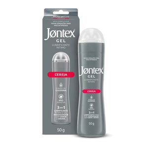 Gel Lubrificante Íntimo Jontex 3 em 1 Sabor Cereja 50g
