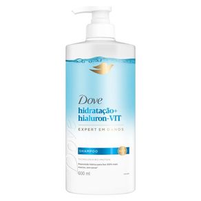Shampoo Dove Hidratação Hialuron-Vit Expert em Danos 600ml