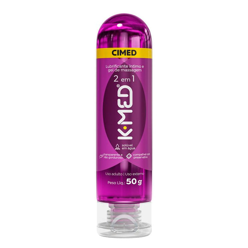 Gel Lubrificante Íntimo K-Med 2 em 1 50g