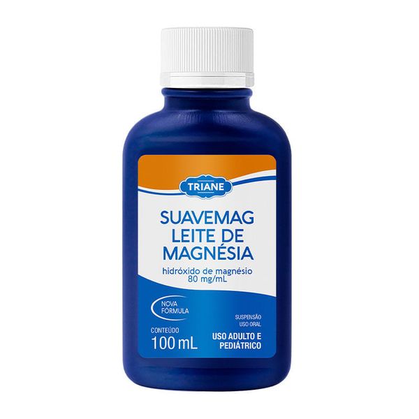 Leite de Magnésia Triane Suavemag Suspensão Oral Sabor Tradicional 100ml