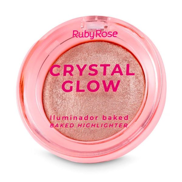 Iluminador Baked Ruby Rose Crystal Glow Pink Champagne 6,5g