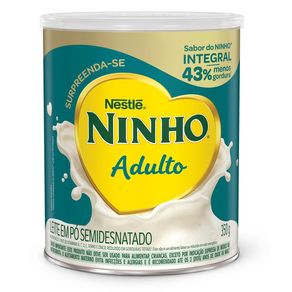Leite em Pó Semidesnatado Ninho Adulto Lata 350g
