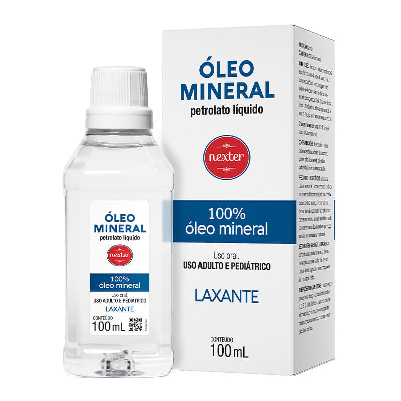 Óleo Mineral 100% Nexter 100ml