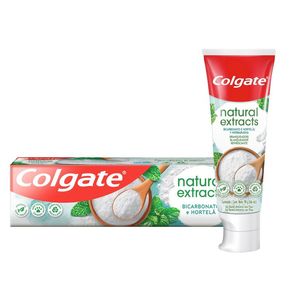 Creme Dental Colgate Natural Extracts Bicarbonato e Hortelã 90g