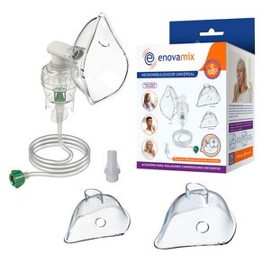 Micronebulizador Universal Enovamix com 3 Máscaras 1 Unidade
