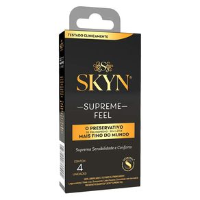 Preservativo Camisinha Blowtex Skyn Supreme Feel 4 Unidades