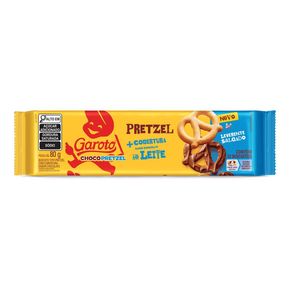 Biscoito Garoto Chocopretzel 80g
