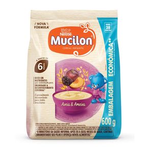 Cereal Infantil Mucilon Aveia e Ameixa 600mg