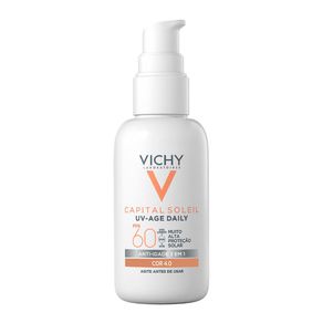 Protetor Solar Facial Vichy Uv-Age Daily Cor 4.0 FPS60 40g