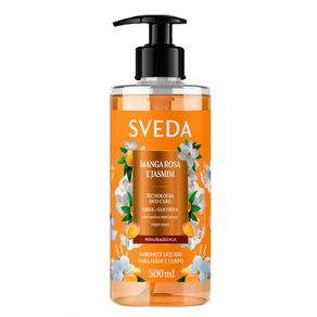 Sabonete Líquido Sveda Manga Rosa e Jasmim 500ml