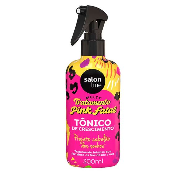 Tônico de Crescimento Capilar Salon Line Multy Tratamento Pink Fatal 300ml