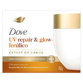 Máscara Capilar Dove 10 em 1 UVrepair & Glow+ Ferúlico Expert em Danos 250g