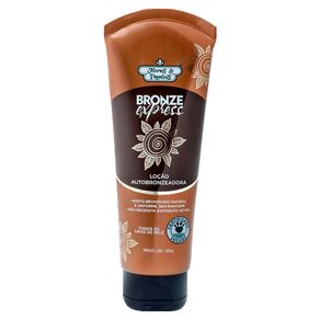 Loção Autobronzeadora Express Flores & Vegetais 120g