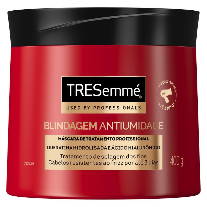 Máscara de Tratamento Tresemmé Profissional Blindagem Antiumidade 400g