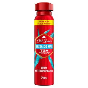 Desodorante Antitranspirante Aerosol Masculino Old Spice Brisa do Mar 250ml