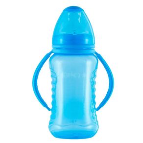 Mamadeira Kuka Aquarela Big Orto Com Alça Nº2 Azul 330ml