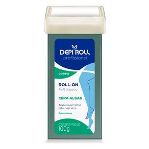 Cera Depilatória Depi Roll Algas Refil 100g