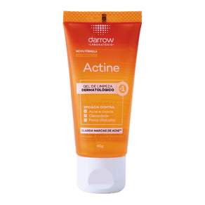 Gel de Limpeza Facial Darrow Actine Peles Oleosas a Acneicas 60g
