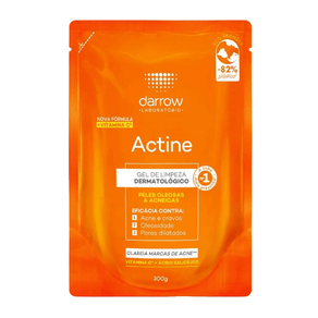 Refil Gel de Limpeza Facial Darrow Actine Peles Oleosas a Acneicas 300g