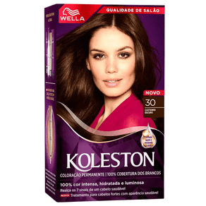 Tinta de Cabelo Koleston Castanho Escuro 30
