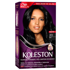 Tinta de Cabelo Koleston Preto 20