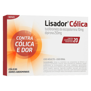 Lisador Cólica 20 Comprimidos Revestidos