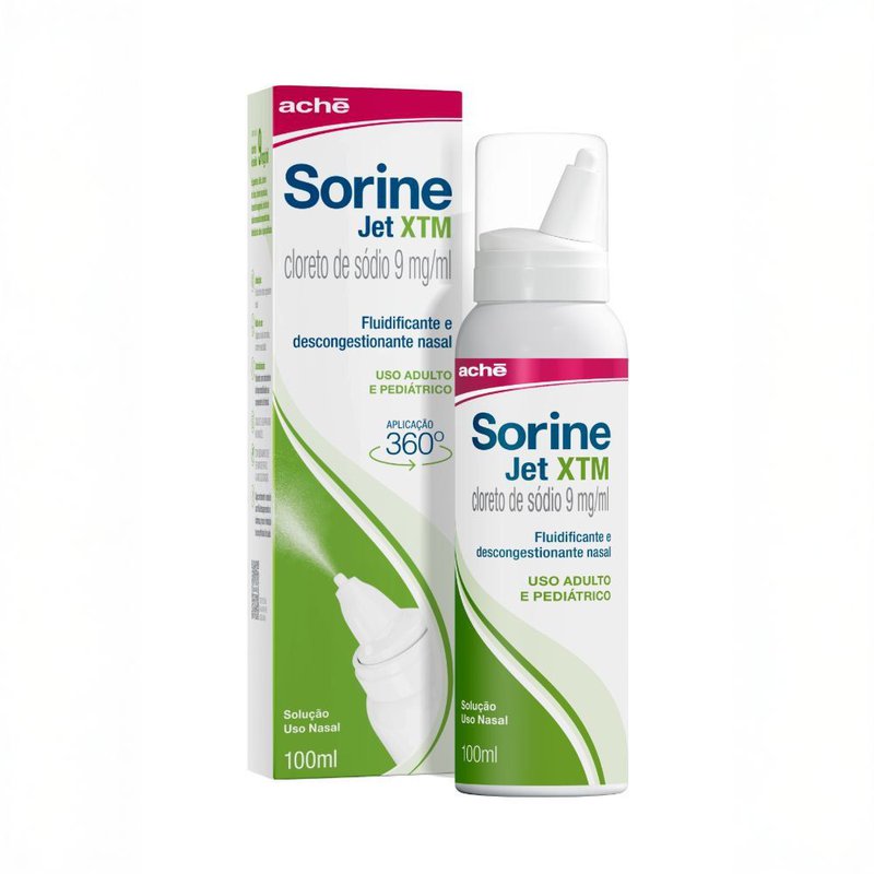 Descongestionante Nasal Sorine Jet XTM 9mg/ml Solução Spray 100ml