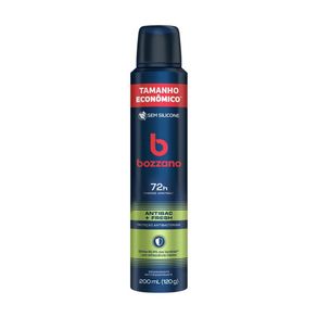 Desodorante Antitranspirante Aerossol Masculino Bozzano Antibac + Fresh 72h 200ml