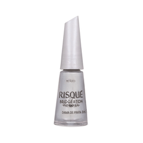 Esmalte Metálico Risqué Bridgerton Dama de Prata 8ml