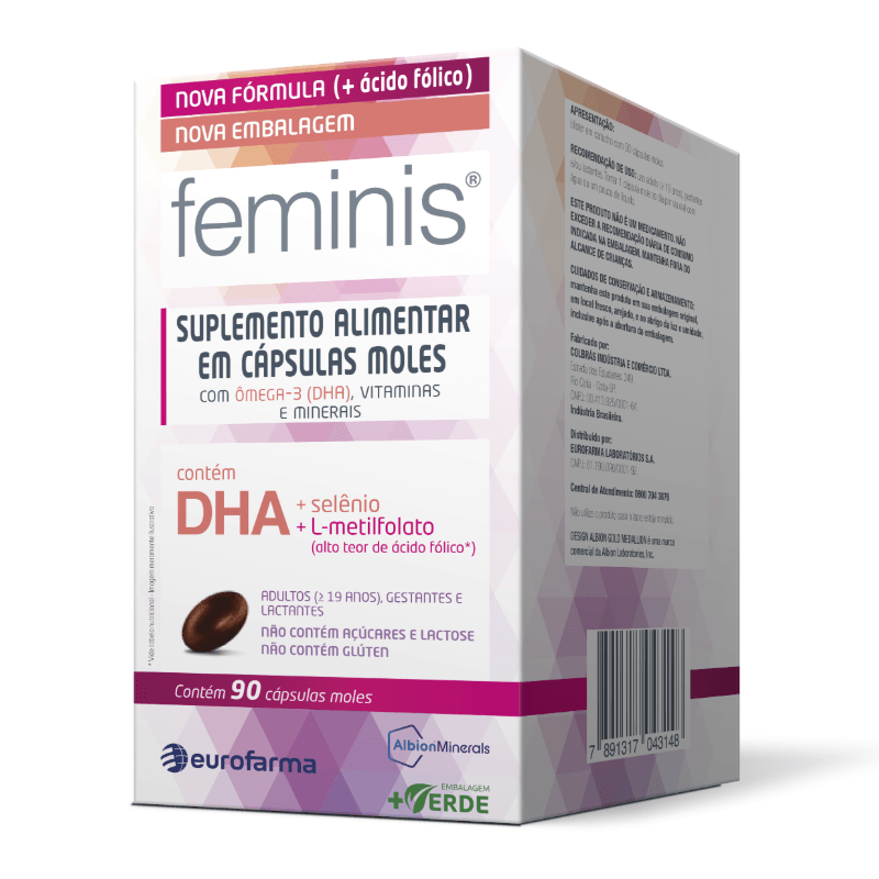 Suplemento Alimentar Feminis 90 Cápsulas Moles