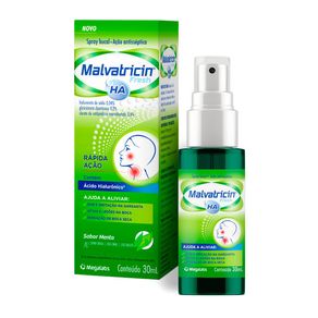 Spray Bucal Malvatricin HA Fresh Sabor Menta 30ml