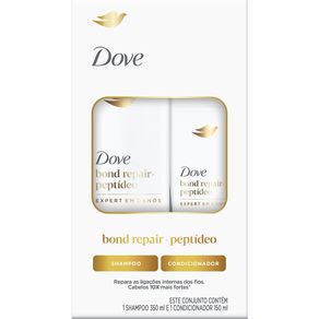 Kit Dove Bond Repair Shampoo Bond Repair Intense 350ml + Condicionador Bond Intense Repair 150ml