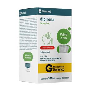 Dipirona Monoidratada 50mg/ml Germed 100ml + Copo Dosador
