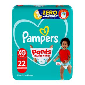Fralda Pampers Pants Ajuste Total XG 22 Unidades