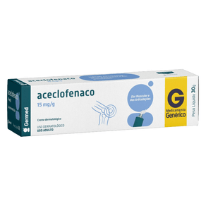 Aceclofenaco 15mg/g Germed Creme Dermatológico 30g