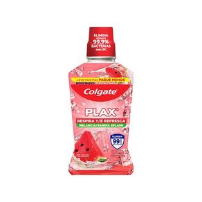Enxaguante Bucal Colgate Plax Respira e Refresca Sabor Melancia 500ml