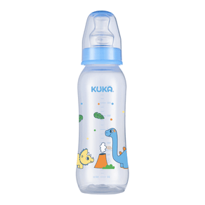 Mamadeira Kuka Natural Color Orto N°2 Azul 250ml