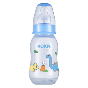 Mamadeira Kuka Natural Color Orto N°1 Azul 70ml